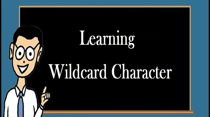 how to use wildcards for searching a file and a folder