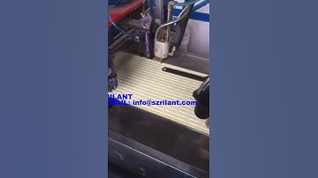 PANEL PU AIR FILTER ROTARY PLEATING MACHINE #filter #filter making #automation