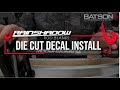 Die cut rainshadow decal install