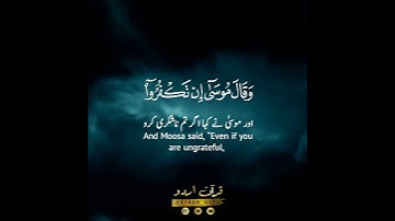 🌺لئن شكرتم لأزيدنكم🌺🍃سورة إبراهيم:٧,٨|طارق محمد|Surah Ibraheem:7,8|Tareq Mohammed