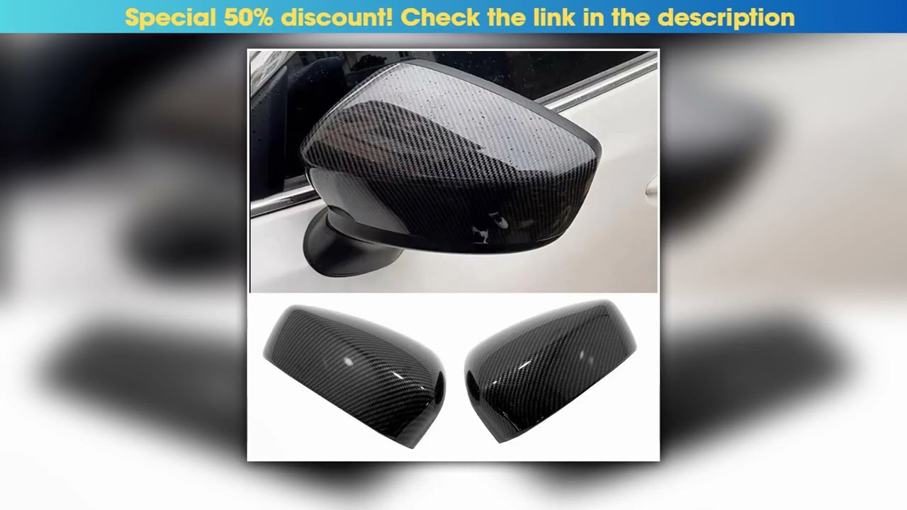 For Mazda 3 Axela 2014 2015 2016 2017 2018 Accessories ABS Carbon fibre Car rearview mirror cover