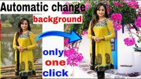One Click Automatic Photo Background Change | Change Photo background | Photo Editing app 2021