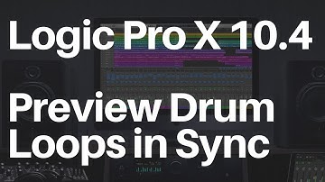 Logic Pro X 10.4 - Preview Drum Loops in Sync just like in Ableton