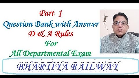 Q Bank with Ans - D & A Rules For All Departmental Exam Part 1