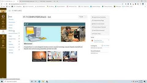 Student - Visibility of Menus for Students