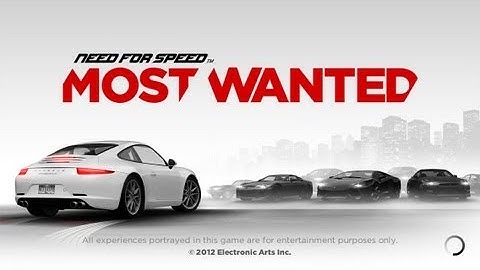 Need for Speed Most Wanted iPod Touch & iPhone & iPad App Review