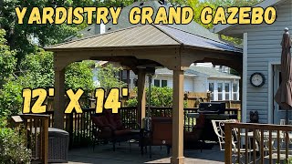 Costco Yardistry Grand Gazebo Complete Build