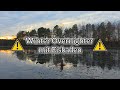 Winterbiwak Overnighter am See mit Eisbaden | Bushcraftausrüstung | Outdoorküche