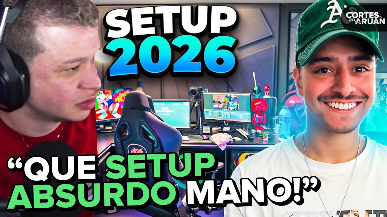 LOUD CORINGA MOSTROU O SEU SETUP PARA 2026! - Cortes do Aruan