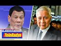 Duterte wrong to blame Del Rosario for China's seizure of Scarborough Shoal, says UP prof| TeleRadyo