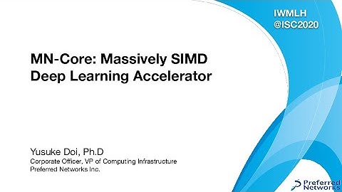 MN-Core: Massively SIMD Deep Learning Accelerator