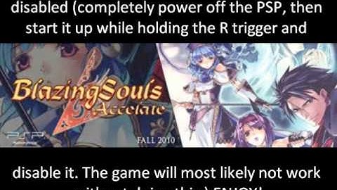 Blazing Souls Accelate Patched ISO
