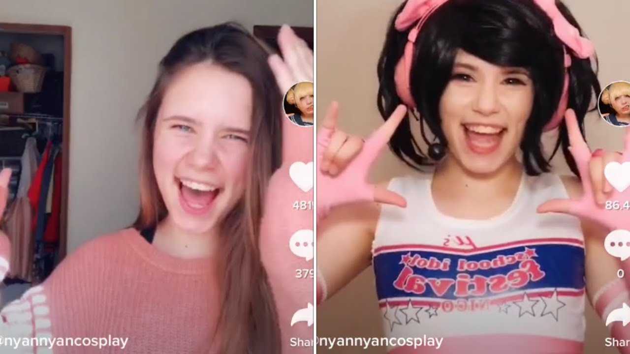 tik tok cosplay Nyannyan