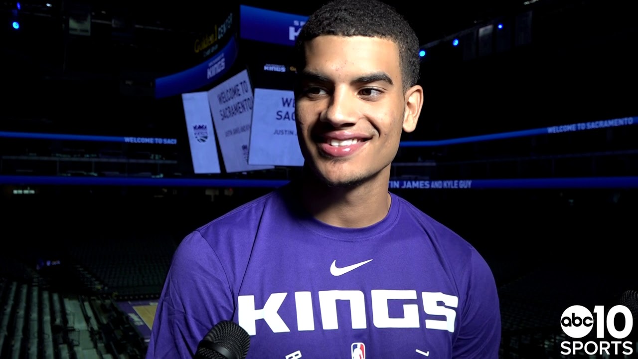 Sacramento Kings top draft pick Justin James ready to get to work - YouTube
