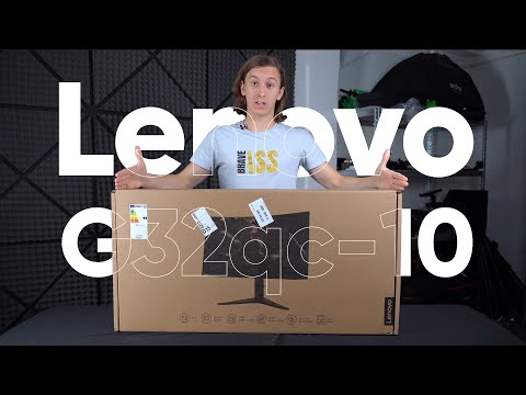 Odpakirali smo ugoden 32" gaming monitor Lenovo G32qc-10