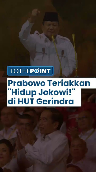 Pidato di HUT ke-17 Gerindra, Prabowo Teriakkan 'Hidup Jokowi', Diikuti Seruan Terima Kasih Hadirin
