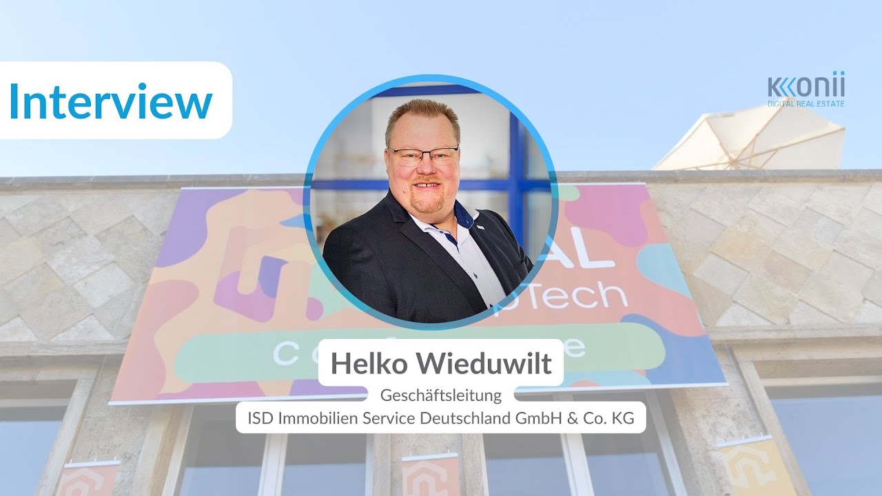 Real PropTech 2024: Helko Wieduwilt von ISD spricht über die Digitalisierung im Facility Management