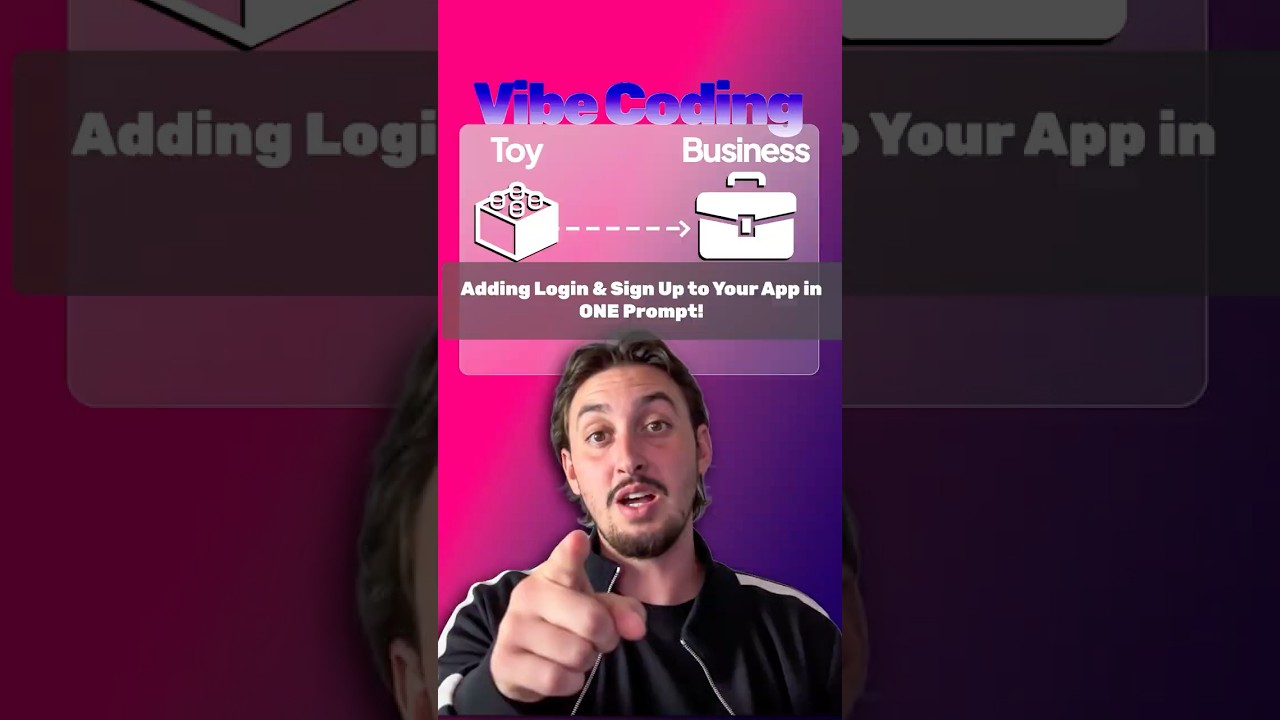 Adding Login & Sign Up to Your App in ONE Prompt!
