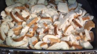 DRY OUT BREAD QUICKLY FOR STUFFING!