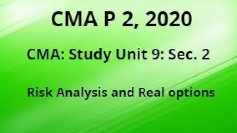 2020 P 2 CMA Unit 9 Sec. 2