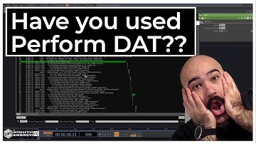 Have you used Perform DAT? - TouchDesigner Tutorial 040