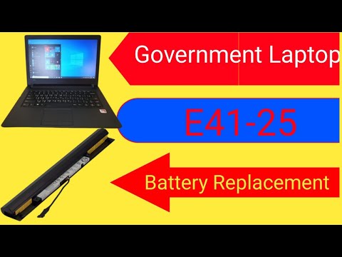 Lenovo e41-25 battery replacement