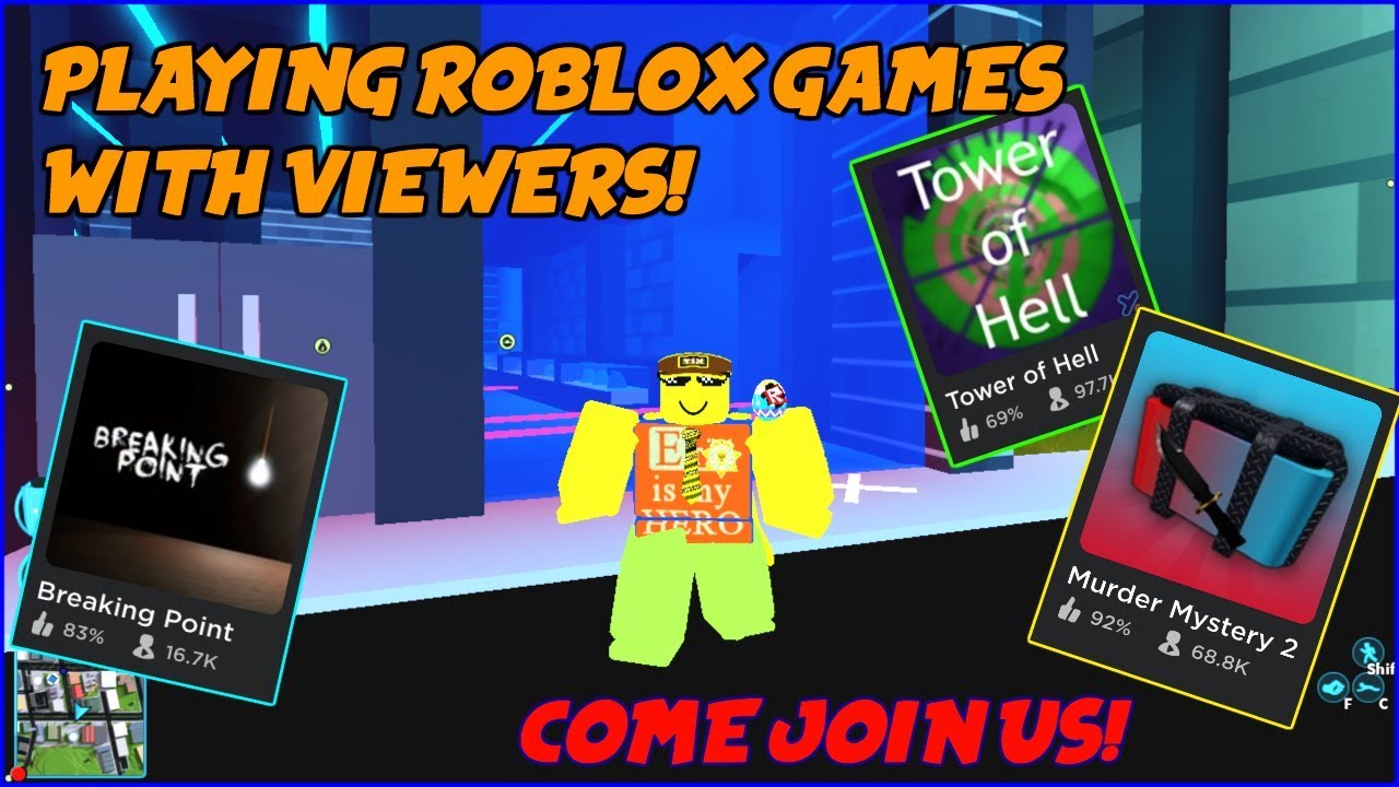 Playing Roblox Games Roblox Live Stream Youtube - live playing roblox games