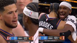 Sga Betuigt Zijn Waardering Aan Dillon Brooks En Devin Booker Nadat Okc De Phoenix Suns Met 4-0 Verslaat.