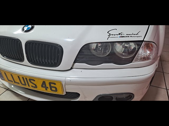 INSTALANDO OJOS DE ANGEL AL BMW e46