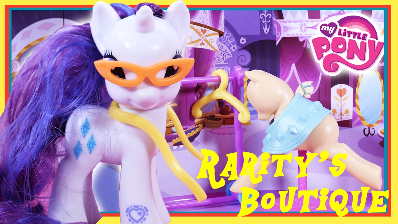my little pony cutie mark magic rarity booktique playset