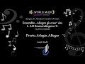 1. AOE - Ensemble &quot;Allegro giocoso&quot; - Presto, Adagio, Allegro