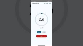 Demo of GPS Speedometer app