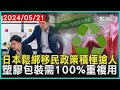 日本鬆綁移民政策積極搶人    塑膠包裝需100%重複用 | 十點不一樣 20240521