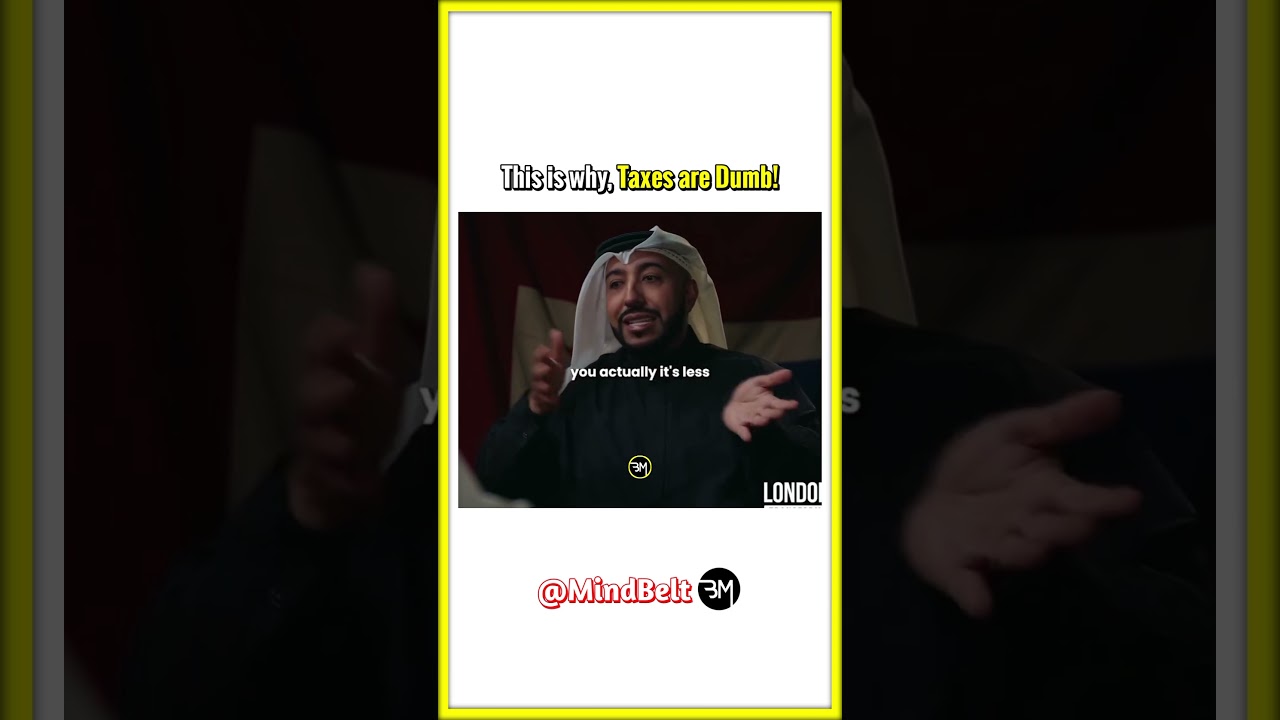 Why Taxes Are a Scam & UAE Is Winning the Game💰🚀#tax #america #dubai #rich #money #interview #shorts