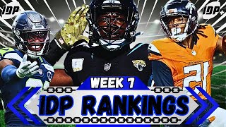 Week 7 Fantasy Football: TOP IDP Rankings