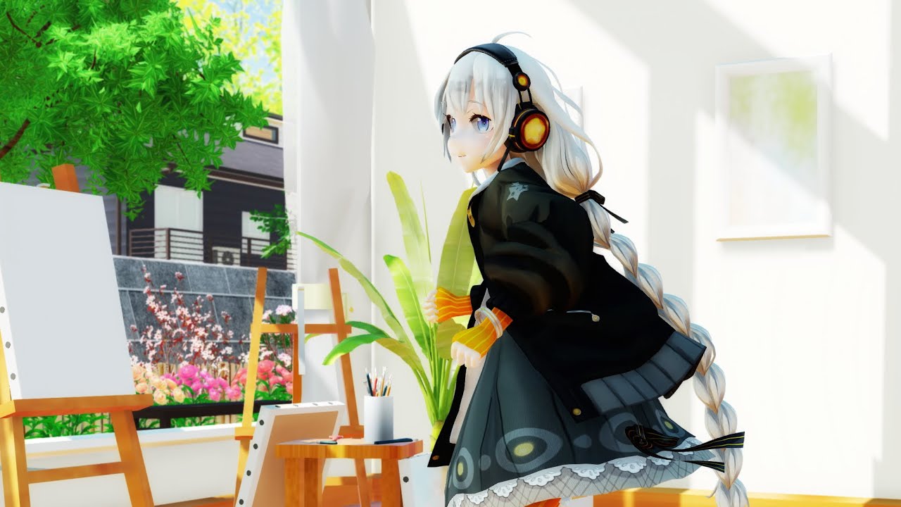 [MMD]アトリエっぽいお部屋で『アカリがやってきたぞっ』お宮式・紲星あかり(リメイク)【