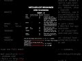“Metasploit Web Scanning Tutorial 🔥 (Part 2)” #shorts