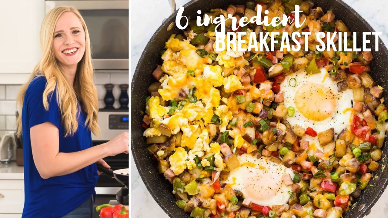 Breakfast Skillet: 6 Ingredients, 2 Ways {VIDEO} - The Recipe Rebel