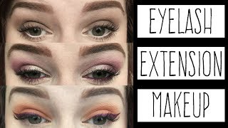 MY GO TO LOOKS WHEN I HAVE EYELASH EXTENSIONS