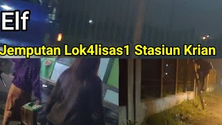 Jelang Pagi Lok4lisas1 Stasiun Krian Sidoarjo.