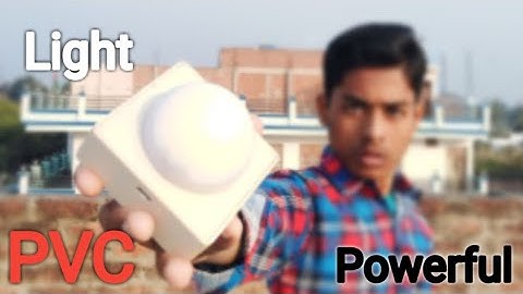 How to make emergency powerful light {😱} PVC pipe