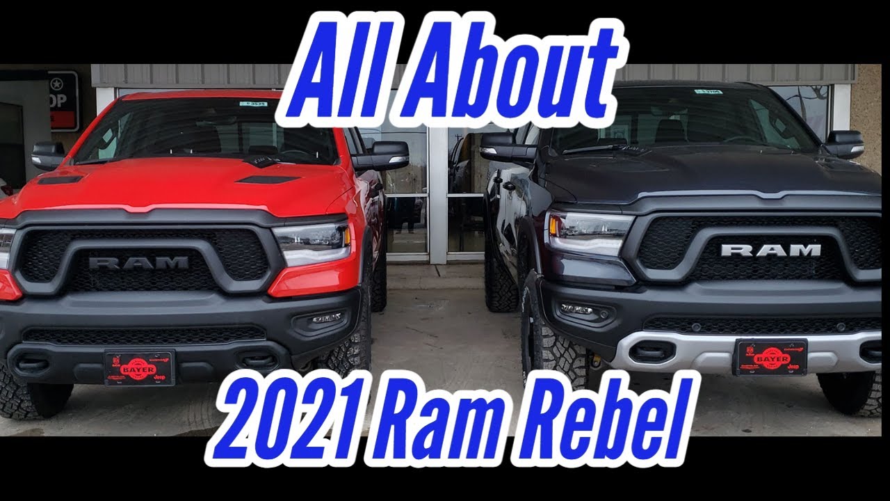 Обзор опций, доступных для Ram Rebel