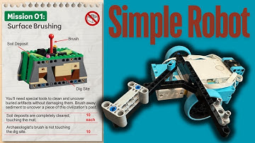 FLL UNEARTHED - Mission 01: Surface Brushing | Solved with a simple robot!