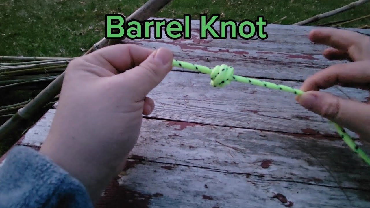 Jolly Rope Barrel Knot - Jostle Rope with Jolly Roger - YouTube