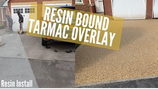 Resin driveway tarmac overlay, with new buff block edges - by Resin Install by Resin Install 3,895 views 3 years ago 2 minutes, 26 seconds