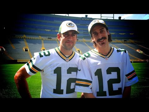 Aaron Rodgers meets Tom Wrigglesworth