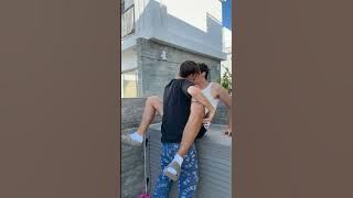 Cleaning with Boyfriend 😳🥵 #gay #lovers #wonderful #couple #creators #happiness