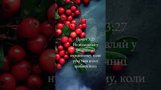 Приповiстi 3:27 Не стримуй добра потребуючому, коли в силі твоєї руки це вчинити