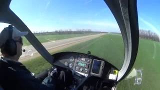 Прикольный перелет на автожире M-24 Orion АЭ Бабиче-Кореновск 8марта 2016г