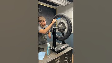 How to balance a motorcycle wheel